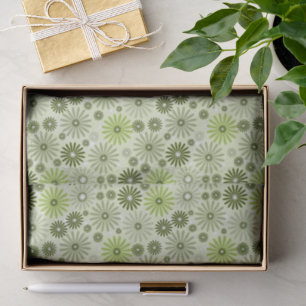 Boho Cozy Decorative Ethnic Pastel Floral Seamless Tissue Paper