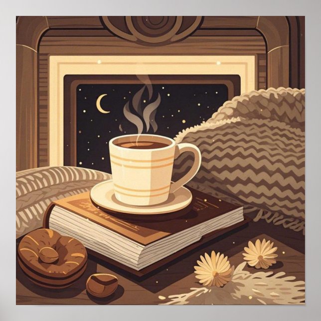 Boho Cozy Night - Celebrate cozy nights  Poster (Front)