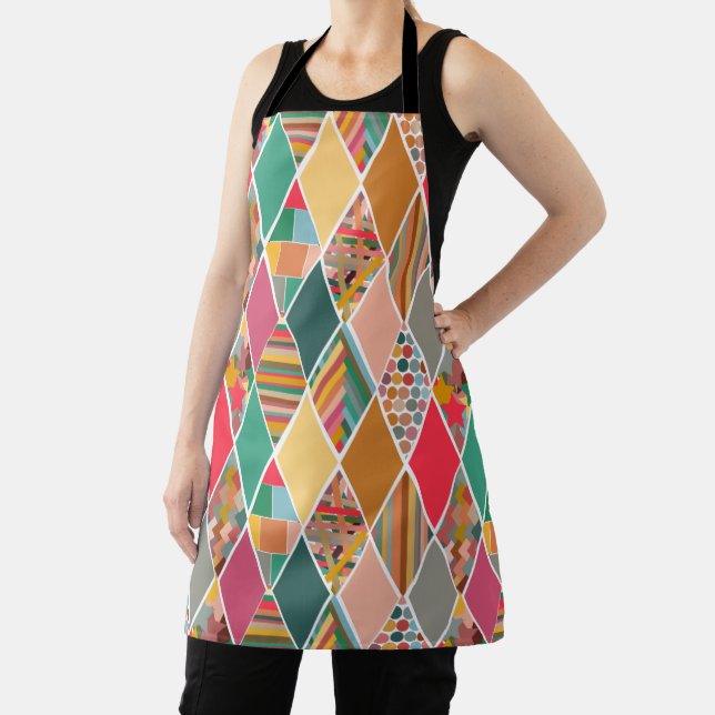 Boho Crazy Quilt Apron (Insitu)
