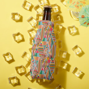 Boho Crazy Quilt Bottle Cooler