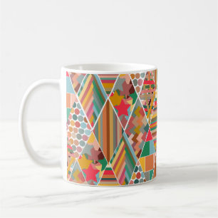 Boho Crazy Quilt Coffee Mug
