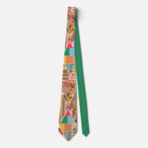 Boho Crazy Quilt Tie