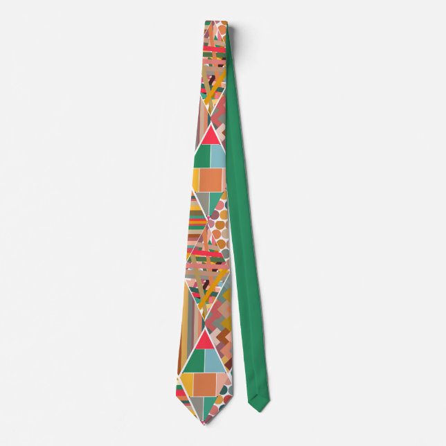 Boho Crazy Quilt Tie (Front)