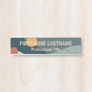 Boho Custom Name Door Sign