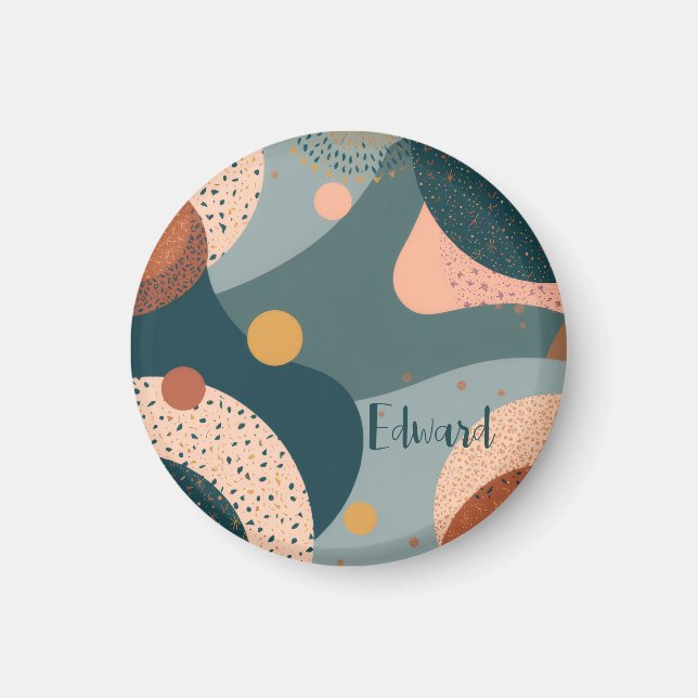 Boho Custom Name Magnet (Front)