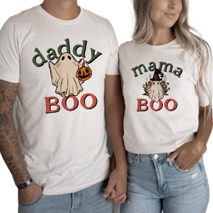 Boho Daddy Boo Cute Ghost Halloween T-Shirt