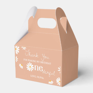 Boho Daisy Birthday Party Favour Box