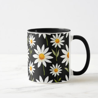 Boho Daisy Floral–Minimalist Spring Bloom Aestheti Mug