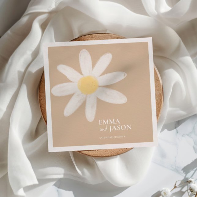 Boho Daisy Floral Napkins (Creator Uploaded)