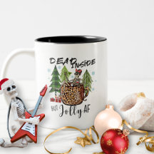Boho Dead Inside Rustic Funny Christmas