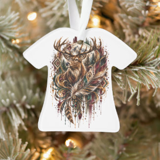 Boho Deer, Dreaming of Deer Ornament