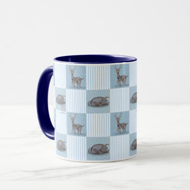 Boho Deer Theme Mug (Front Left)