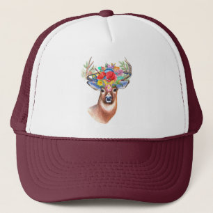 Boho Deer   Trucker Hat