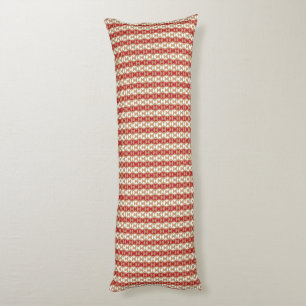 Boho Desert Stripe Pattern Design Body Pillow