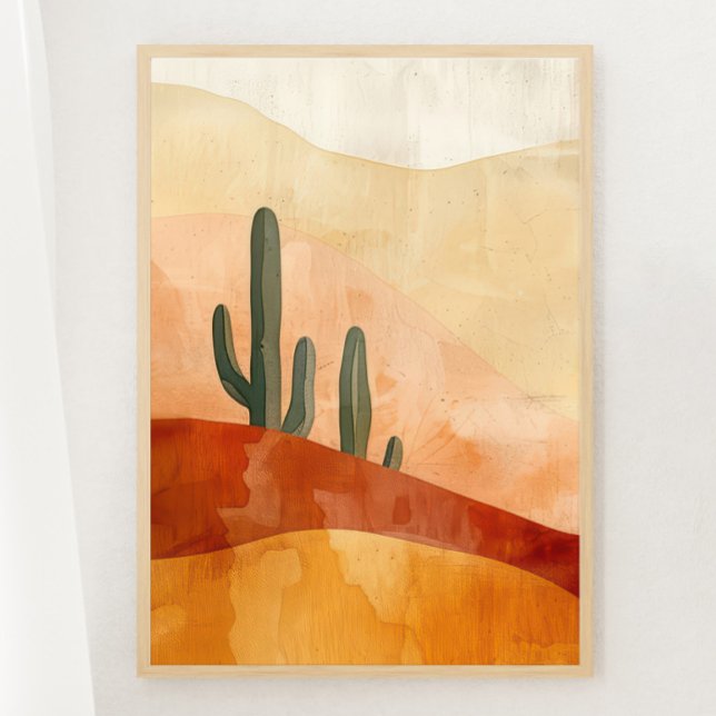 Boho Desert Tranquille Imprimer 1 sur 3 Poster (Créateur téléchargé)