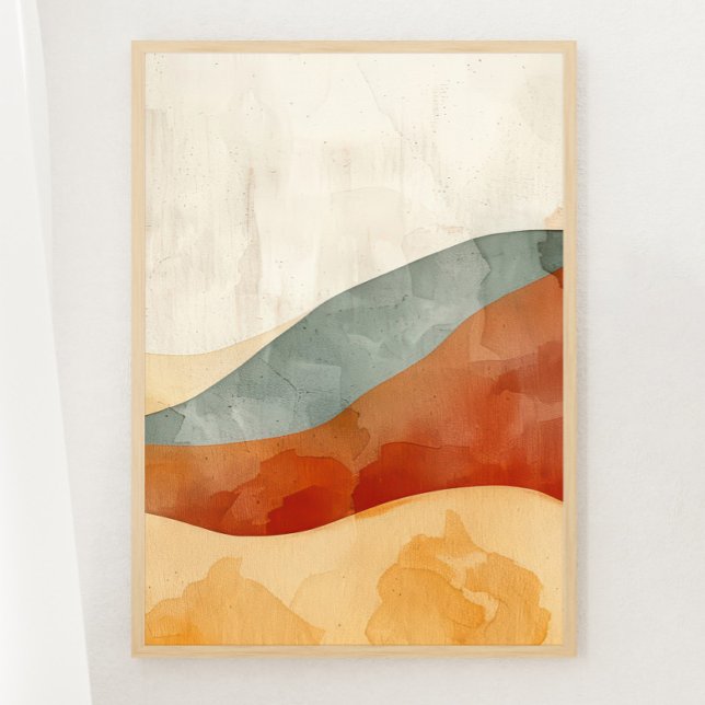 Boho Desert Tranquille Imprimer 3 sur 3 Poster (Créateur téléchargé)