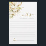 Boho Desert Wishes for the Bride card<br><div class="desc">Boho Desert wishes for the bride and groom card</div>