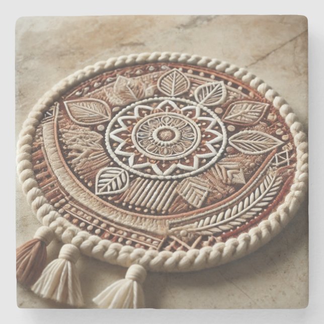 Boho design coaster  (Front)