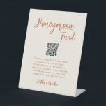 Boho Dessert Wedding Honeymoon Fund QR Sign<br><div class="desc">Boho Dessert Wedding Honeymoon Fund QR Sign Say "I do" to a boho wedding! Planning a wedding? You'll need modern calligraphy wedding day signs, wedding table decorations, and minimalist photo guestbook sign. We offer modern calligraphy styles for all your needs. Order on Zazzle and I'll help you create your personalized...</div>