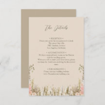 Boho details enclosure card