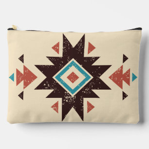 Boho Diamond Emblem Accessory Pouch