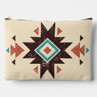 Boho Diamond Emblem Accessory Pouch