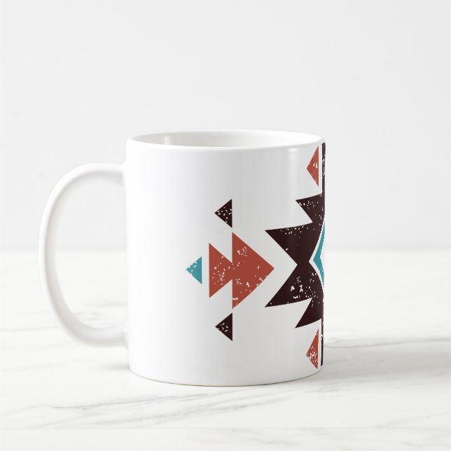 Boho Diamond Emblem Coffee Mug (Left)