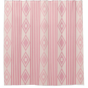 Boho Diamonds Stripes Pink Vanilla