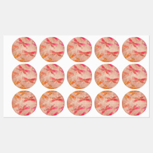 Boho Dragonflies in Pink