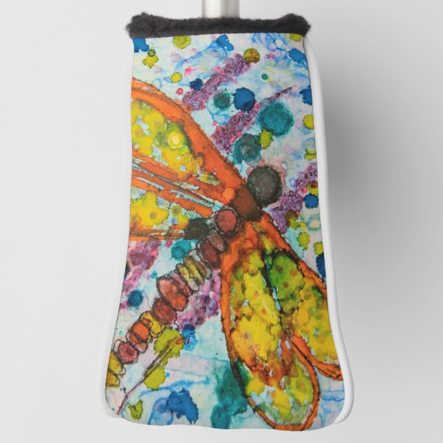 Boho DragonFly Collection Golf Head Cover (Rotate 90)
