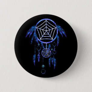 Boho Dream Catcher 2 Inch Round Button