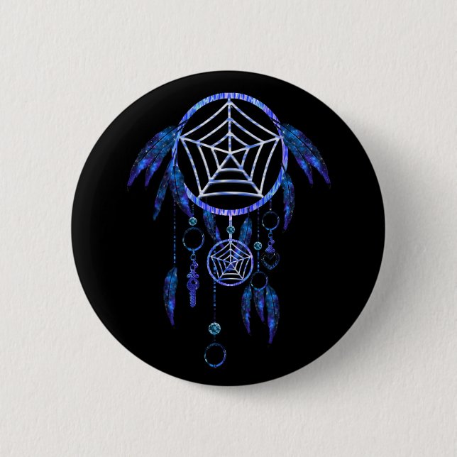 Boho Dream Catcher 2 Inch Round Button (Front)