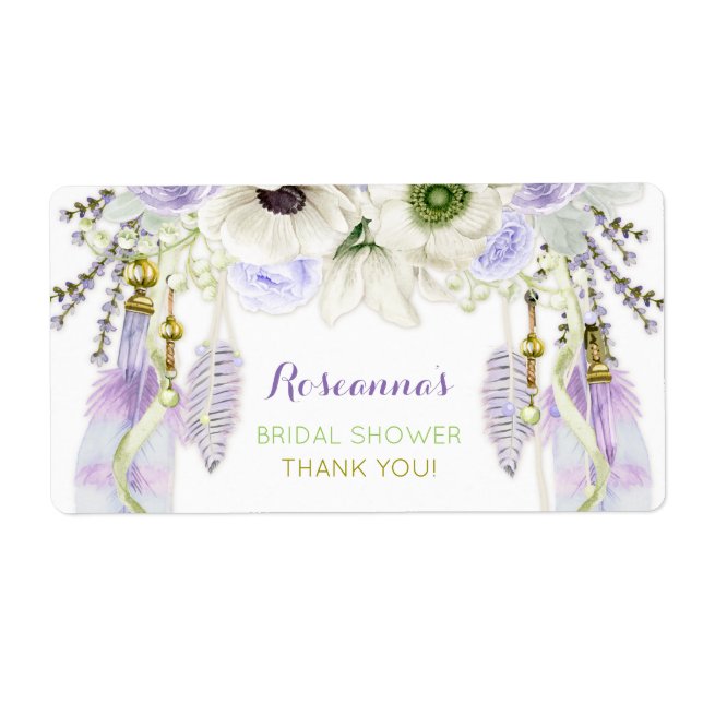 Boho Dream Catcher Bouteille d'eau Merci cadeau (Devant)
