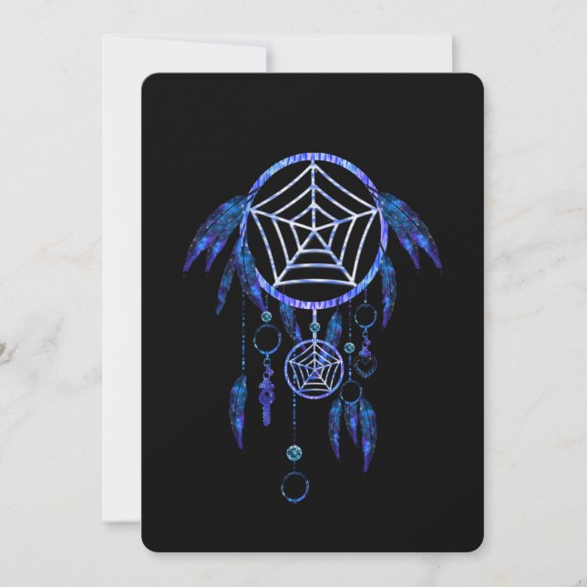Boho Dream Catcher Invitation (Front)