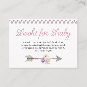 Boho Dreamcatcher Books for Baby Enclosure Card