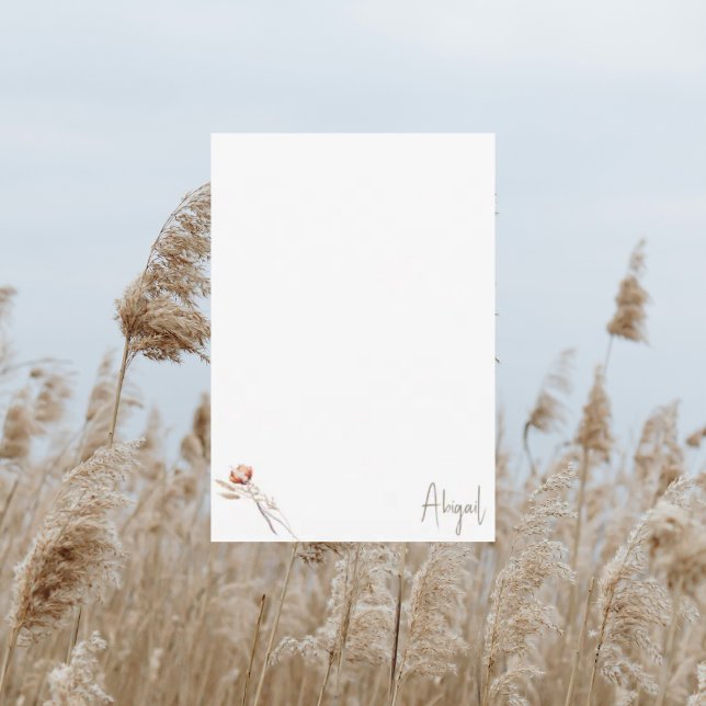 Boho Dried Botanical Shower Blank Thank You II (Creator Uploaded)