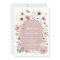Boho Dusty Pink Wildflower Meadow Baptism 