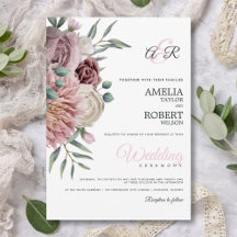 Boho Dusty Rose Floral