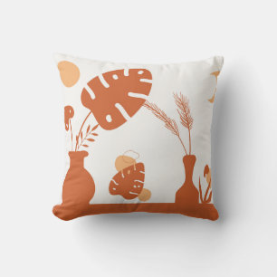 Boho Earth Tones Throw Pillows