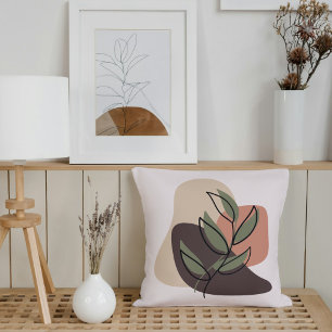 Boho Earth Tones Throw Pillows