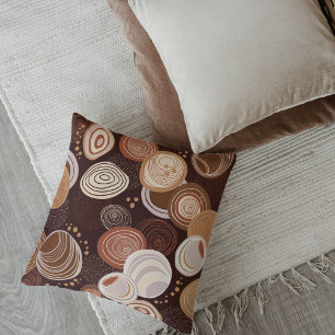 Boho Earth Tones Throw Pillows