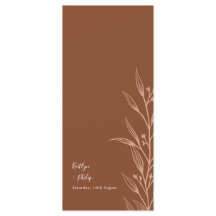 Boho Earthy Botanical Elegant Ivory Wedding