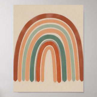 Boho Earthy Rainbow - Décoration murale de nursery