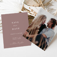 Boho Elegant Modern Dusty Mauve