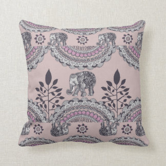 BOHO Elephant2 Throw Pillow