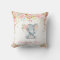 Boho Elephant Pink Gold Baby Girl Nursery Decor