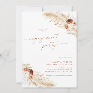 Boho Engagement Partie Invitation Couples Douche I