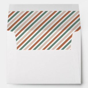 Boho Enveloppe de Noël Retour Adresse Sage Green