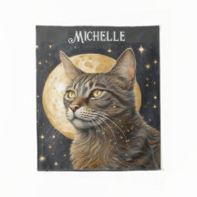 Boho Esthetic Beautiful Christmas Cat