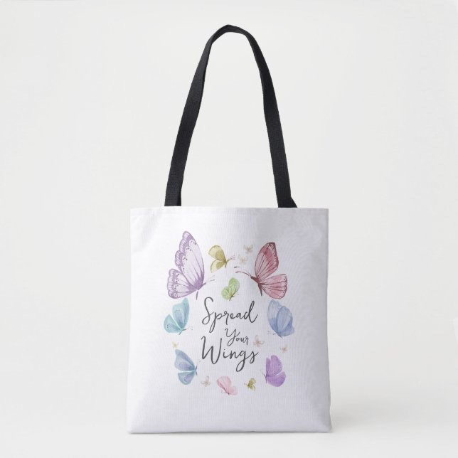 Boho Étaler Vos Ailes Papillon Sac fourre-tout béb (Devant)